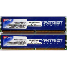 Память 1Gb (2x512Mb) DDR2 Patriot PSD251253381H pc4200 533MHz (Арзамас)